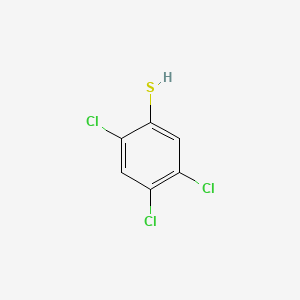 Chemical structure of 2,4,5-Trichlorobenzenethiol