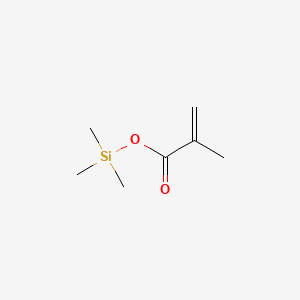 Chemical structure of Trimethylsilyl Methacrylate (stabilized with BHT)