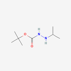 Chemical structure of tert-Butyl 3-(Isopropyl)carbazate