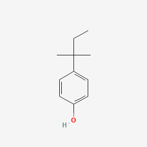 Chemical structure of 4-tert-Amylphenol