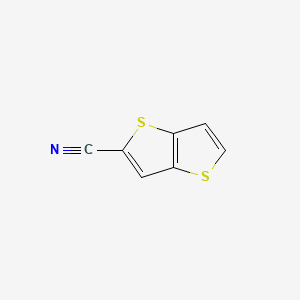 Chemical structure of Thieno[3,2-b]thiophene-2-carbonitrile