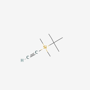 Chemical structure of (tert-Butyldimethylsilyl)acetylene