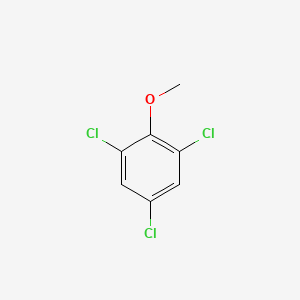 Chemical structure of 2,4,6-Trichloroanisole