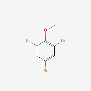 Chemical structure of 2,4,6-Tribromoanisole