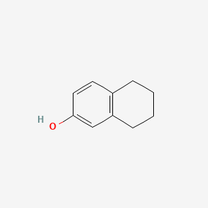Chemical structure of 5,6,7,8-Tetrahydro-2-naphthol