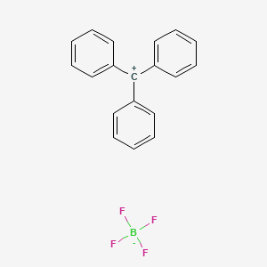 Chemical structure of Triphenylmethylium Tetrafluoroborate