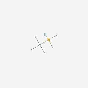 Chemical structure of tert-Butyldimethylsilane