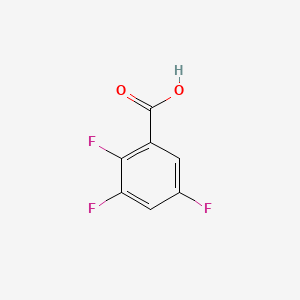 Chemical structure of 2,3,5-Trifluorobenzoic Acid