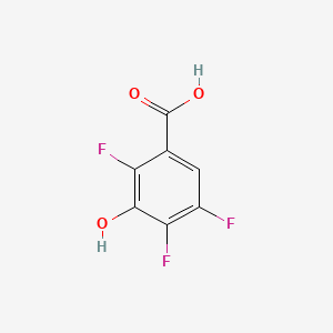Chemical structure of 2,4,5-Trifluoro-3-hydroxybenzoic Acid