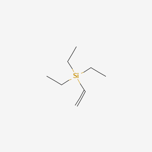 Chemical structure of Triethylvinylsilane