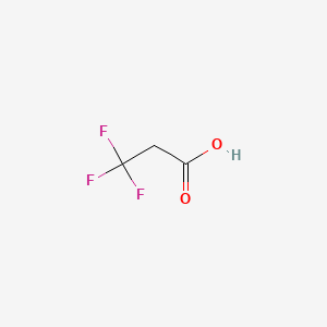 Chemical structure of 3,3,3-Trifluoropropionic Acid