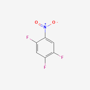 Chemical structure of 2,4,5-Trifluoronitrobenzene