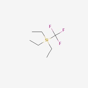 Chemical structure of Triethyl(trifluoromethyl)silane