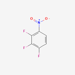 Chemical structure of 2,3,4-Trifluoronitrobenzene