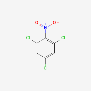 Chemical structure of 2,4,6-Trichloronitrobenzene
