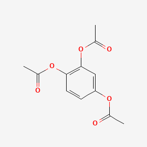 Chemical structure of 1,2,4-Triacetoxybenzene