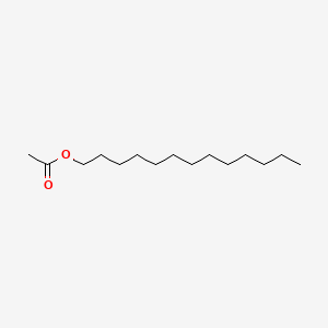 Chemical structure of Tridecyl Acetate