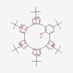 Chemical structure of 4-tert-Butylcalix[6]arene