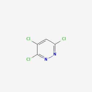 Chemical structure of 3,4,6-Trichloropyridazine