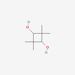 Chemical structure of 2,2,4,4-Tetramethyl-1,3-cyclobutanediol (mixture of isomers)