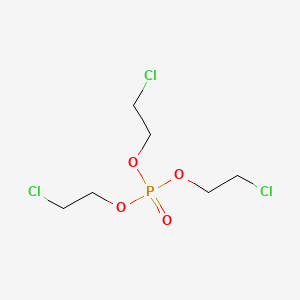 Chemical structure of Tris(2-chloroethyl) Phosphate