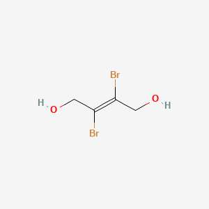 Chemical structure of trans-2,3-Dibromo-2-butene-1,4-diol