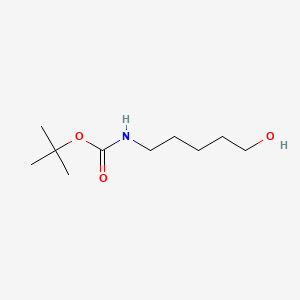 Chemical structure of 5-(tert-Butoxycarbonylamino)-1-pentanol