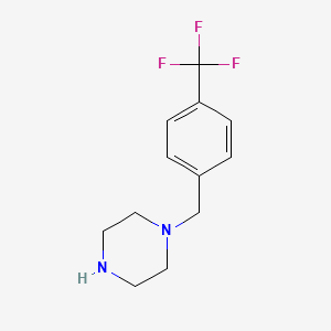 Chemical structure of 1-(4-Trifluoromethylbenzyl)piperazine