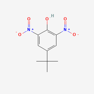 Chemical structure of 4-tert-Butyl-2,6-dinitrophenol