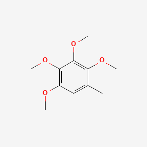 Chemical structure of 2,3,4,5-Tetramethoxytoluene