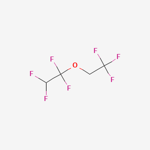 Chemical structure of 1,1,2,2-Tetrafluoroethyl 2,2,2-Trifluoroethyl Ether