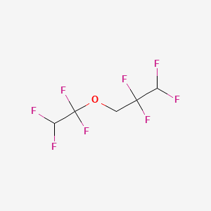 Chemical structure of 1,1,2,2-Tetrafluoroethyl 2,2,3,3-Tetrafluoropropyl Ether