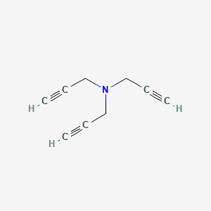 Chemical structure of Tripropargylamine