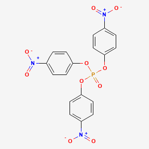 Chemical structure of Tris(4-nitrophenyl) Phosphate