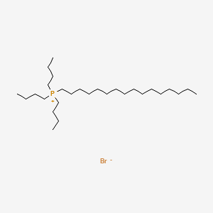 Chemical structure of Tributylhexadecylphosphonium Bromide