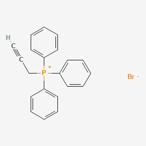 Chemical structure of Triphenylpropargylphosphonium Bromide
