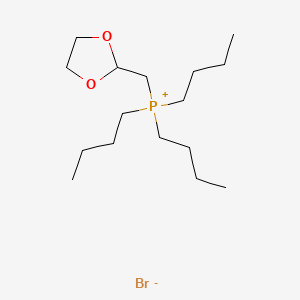 Chemical structure of Tributyl(1,3-dioxolan-2-ylmethyl)phosphonium Bromide