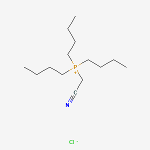 Chemical structure of Tributyl(cyanomethyl)phosphonium Chloride