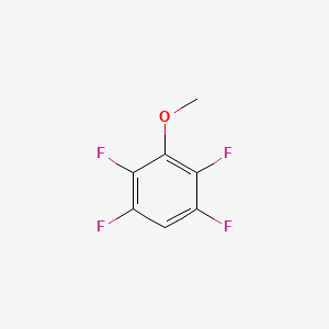 Chemical structure of 2,3,5,6-Tetrafluoroanisole