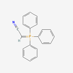 Chemical structure of (Triphenylphosphoranylidene)acetonitrile