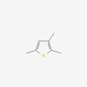 Chemical structure of 2,3,5-Trimethylthiophene