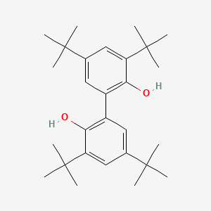 Chemical structure of 3,3',5,5'-Tetra-tert-butyl-2,2'-dihydroxybiphenyl