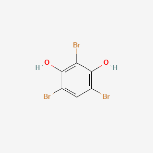 Chemical structure of 2,4,6-Tribromoresorcinol