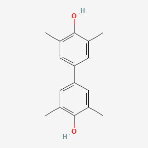 Chemical structure of 3,3',5,5'-Tetramethylbiphenyl-4,4'-diol