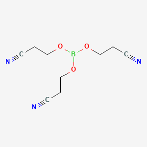 Chemical structure of Tris(2-cyanoethyl) Borate