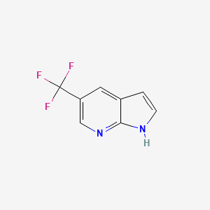 Chemical structure of 5-Trifluoromethyl-1H-pyrrolo[2,3-b]pyridine