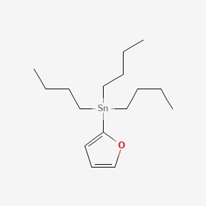 Chemical structure of 2-(Tributylstannyl)furan