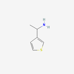 Chemical structure of 1-(3-Thienyl)ethanamine