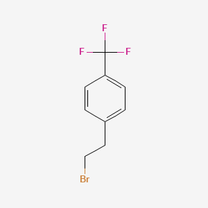 Chemical structure of 4-(Trifluoromethyl)phenethyl bromide