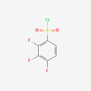 Chemical structure of 2,3,4-Trifluorobenzenesulfonyl chloride